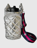 Accessories/Gifts - Silver Water Bottle Bag Crossbody Hydro Puffer Tote