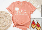 T-shirt - Pre-order, The Beach Is Calling, Sunset, Other options River, Pool and Lake, Also Plus Size