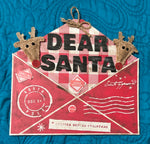 DIY Home Decor - Dear Santa Letter Shaped Christmas Wall Art