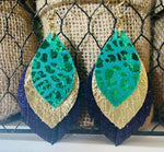 Jewelry - Mardi Gras Fringe Swallows Earrings