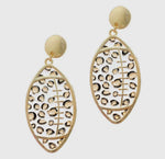 Jewelry - Leopard Football Earrings