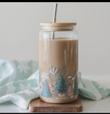 Accessories/Gifts - Winter Fox Glass Cup