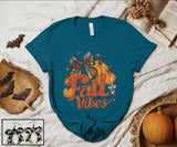 T-Shirt - Coquette Fall Vibes Tee, Jade, Also Plus Size