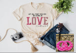 T-shirt - “Be Done” In Love Tee, Long Sleeve, Cream