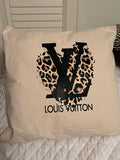 DIY Home Decor - Canvas Decorative Pillows, Snuggle/Better Together/Book Stack/LV Dupe