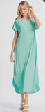 Dresses - Dolman Sleeve Maxi Dress With Wrinkle Free Fabric, Also Plus Size
