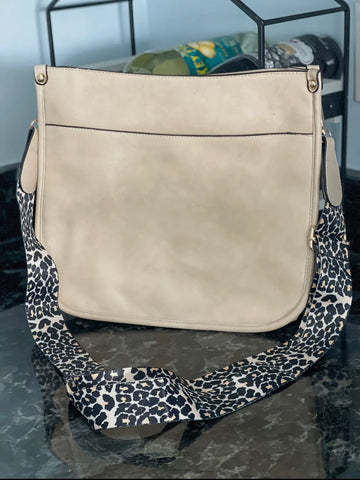 Accessories/Gifts - Large Cream Crossbody Purse