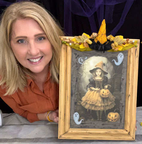 DIY Home Decor - Halloween Girl Picture