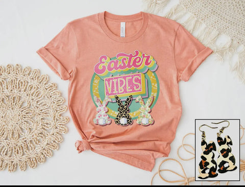 T-Shirt - Easter Vibes, Sunset, Also Plus Size