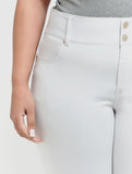Pants - 30” Shapewear Fit & Lift Flare In White, Plus Size