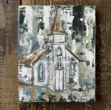 Accessories/Gifts - Church Art Canvas Print, Country Home Decor, Christian Art