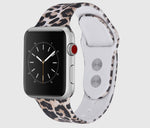 Accessories/Gifts - Silicone Apple Watch Band, Leopard Pattern