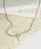 Jewelry - Classic Mini Cross Necklace, Gold Or Silver