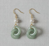 Jewelry - Classic Freshwater Pearl Earrings, Olive